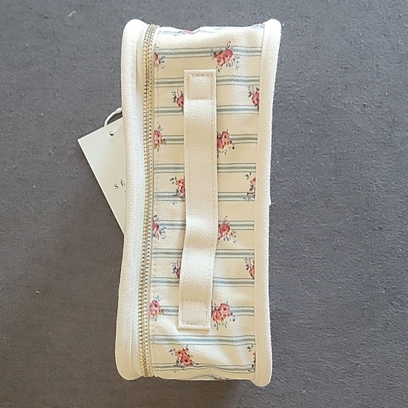 Sezane Floral 100% Cotton Mini Travel Bag - Picture 10 of 11